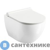 Унитаз подвесной Ravak Uni Chrome RimOFF X01535 (безободковый) белый