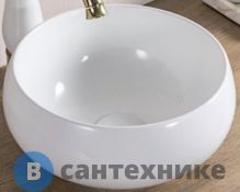 Раковина BelBagno BB1114 накладная, керамическая, круглая 300x300x155