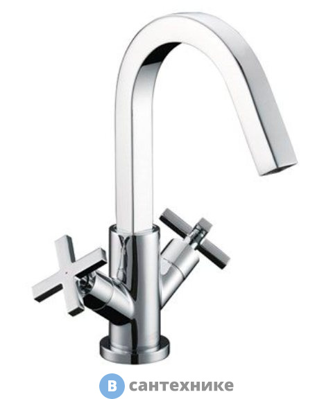 Смеситель WasserKRAFT Weser 7803 для раковины латунь, хромоникелевое покрытие