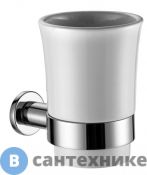 Стакан AZARIO FORNY керамический, хром (AZ-88306)