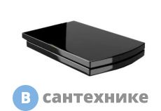 Сиденье Arcus для моноблока 050 (чёрное дюропласт)