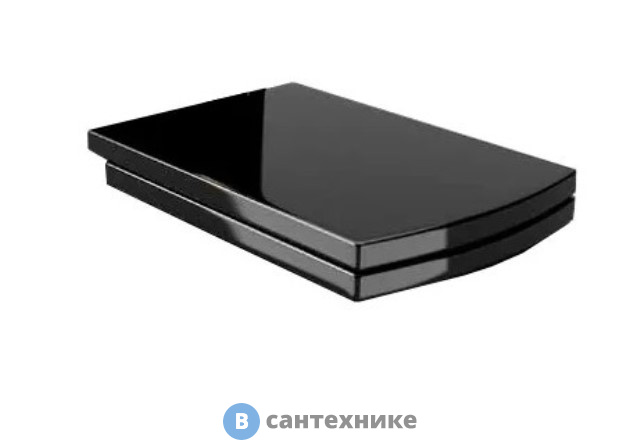 Сиденье Arcus для моноблока 050 (чёрное дюропласт)