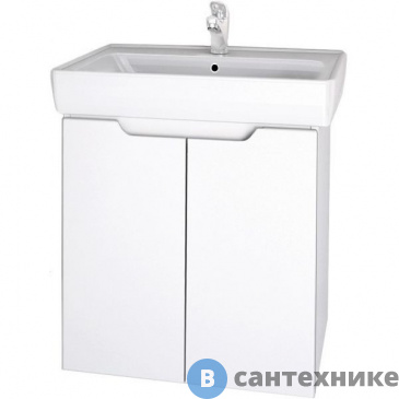 картинка Тумба под раковину Dreja MINI 60, белая (99.0202)