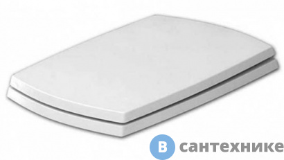 картинка Сиденье Artceram JAZZ для унитаза белое, шарниры хром (микролифт) (JZA006 01 71)