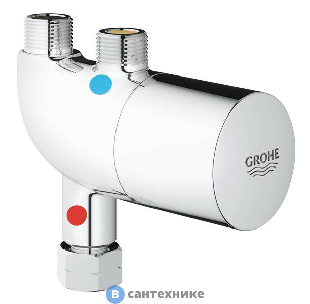 Термостат Grohe 34487000 Grohtherm Micro для установки под раковиной, защита от ожога