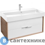 Тумба под раковину Jacob Delafon VIVIENNE EB1668-E75-J5 100 см, к. дуб давос натуральный, ф. белый блестящий