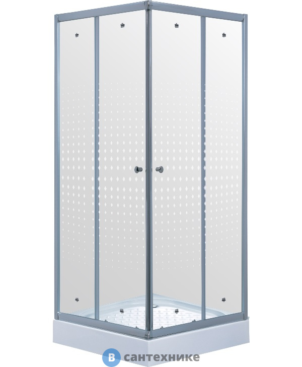 Душевой уголок Timo TL-1102 Romb Glass (100*100*200)