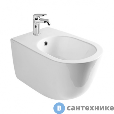 картинка Биде подвесное AXA Eva 8802001 550х360 мм, 1-отв. под смеситель, White Glossy