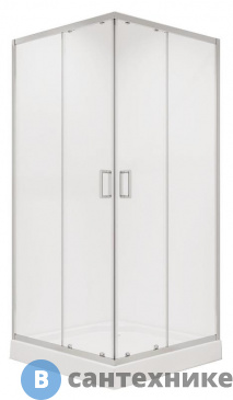 картинка Душевое ограждение Niagara NG-6688-08 (80*80*195) квадрат, двери раздвижные, без поддона