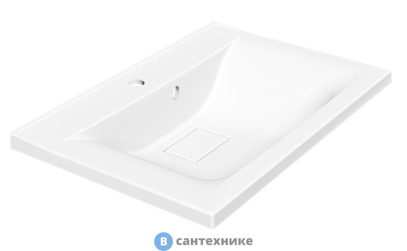 Раковина Vincea VCB-3M650W из искусственного камня, белый