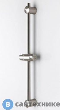 картинка Стойка для душа WasserKRAFT A012 57 см нержавеющая сталь, ABS-пластик, покрытие матовый хром