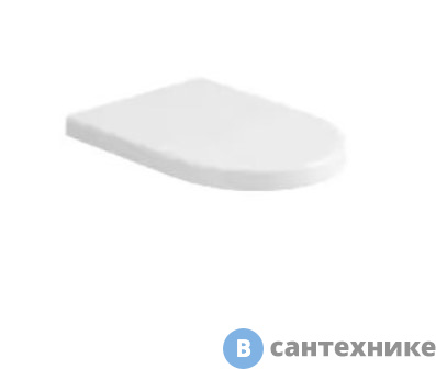 картинка Сиденье AZZURRA NUVOLA для унитаза, белый/хром (микролифт) (NUV1800/F bi/cr)