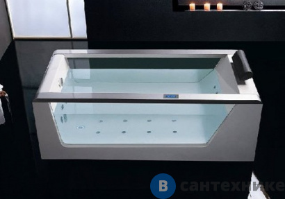 картинка Акриловая ванна EAGO AM152JDTS-1Z (1800x820x650)