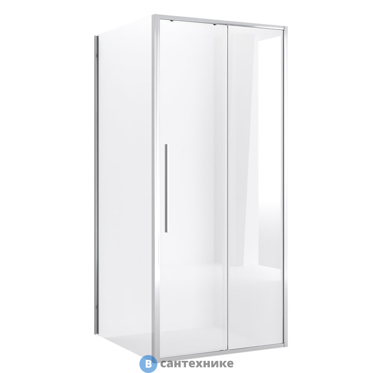 Душевое ограждение Niagara NG-64-9A-A100-34 (90*100*195) прямоугольник, раздвижная, хром, стекло прозрачное, без поддона