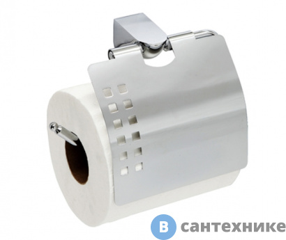 картинка Держатель туалетной бумаги WasserKRAFT Kammel K-8325 с крышкой металл, хромоникелевое покрытие