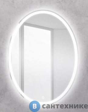 картинка Зеркало BelBagno SPC-VST-750-900-LED-TCH с встроенным светильником и сенсорным выключателем 750x30x900