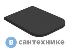 Сиденье GLOBO Stone для унитазов 52см STS05/ST002, цвет чёрный матовый (микролифт) (ST022.AR/cr)