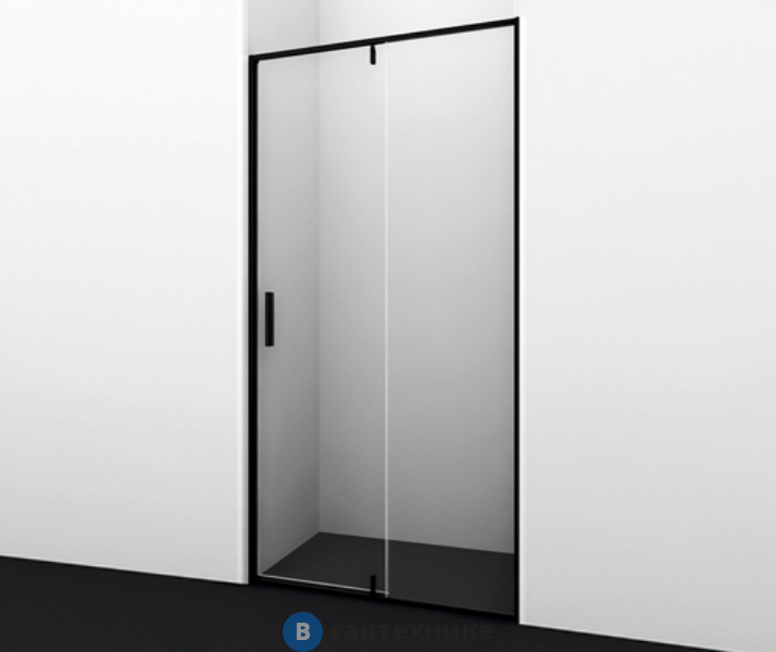 Душевая дверь WasserKRAFT Elbe 74P04, распашная, универсальная