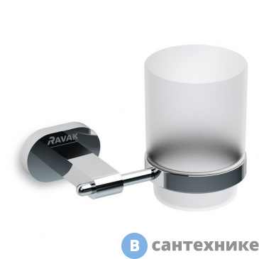 картинка Держатель Ravak CR 210.00 со стаканом (стекло) (X07P188)