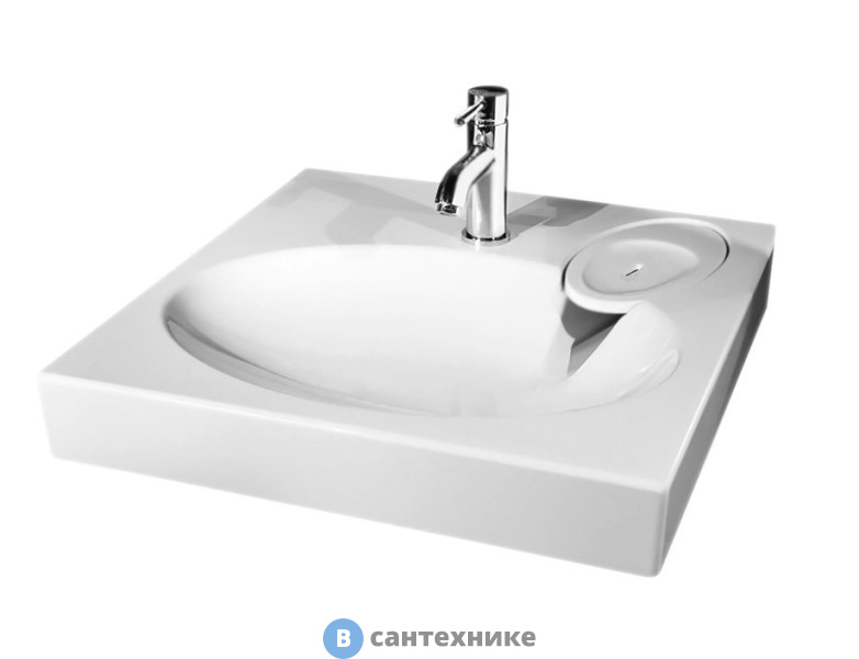 Раковина AZARIO Elegance (592*592*90)+ сифон (CS00078300)