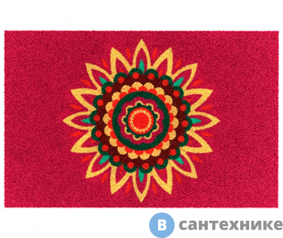 картинка Коврик WasserKRAFT Isen BM-4002 для ванной комнаты 80х50 см полиамид