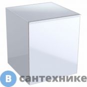 Шкафчик подвесной Geberit ACANTO 500.618.01.2 /45x52x47,6/ (белое стекло/белый глянцевый — лакир.)