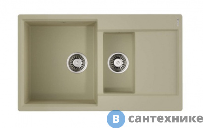 картинка Кухонная мойка OMOIKIRI Daisen-86-2-BE ваниль (4993471)