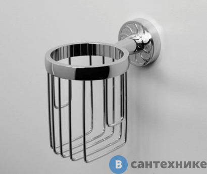 картинка Держатель WasserKRAFT Isen K-4045 освежителя металл, хромоникелевое покрытие