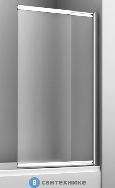 Шторка WasserKRAFT Main 41S02-100 RM Fixed стеклянная