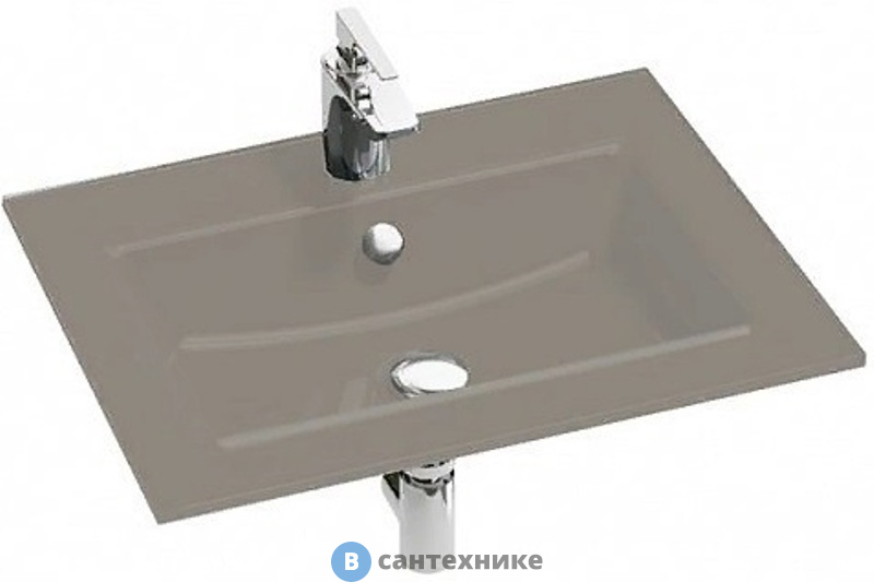 Раковина на столешницу Jacob Delafon VOX EB2105-DD4 стеклянная /60/ (коричневая)