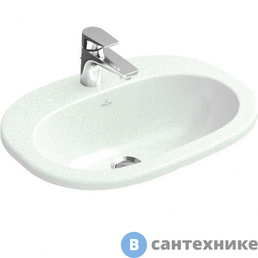 картинка Раковина Villeroy & Boch O'Novo 41615601 альпийский белый