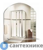 Зеркало Loranto Арка 500х580 мм с полкой (00000000237)