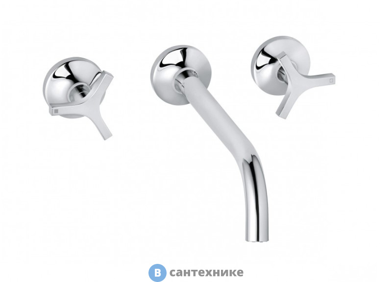 Смеситель Kludi NOVA FONTE 201460539 для умывальника на 3 от.