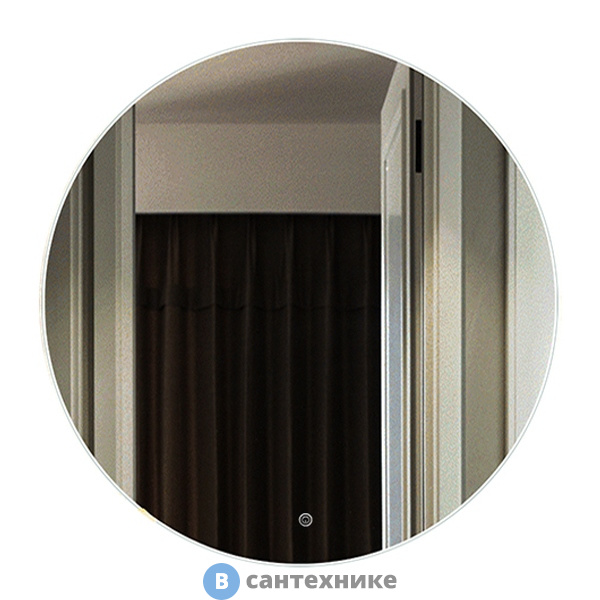 Зеркало AZARIO Alone Cerchio влагостойкое с подсветкой 800*800 (CS00079362)