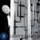 картинка Душевая кабина Deto BM1510 N с гидромассажем Black (100х100х208 см)