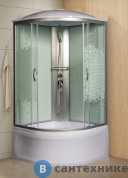 картинка Душевая кабина МОНОМАХ XL 100/44 С МЗ с поддоном (10000012115)