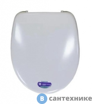 картинка Сиденье для унитаза Santek 1.WH10.6.915 БОРЕАЛЬ дюропласт (белый)