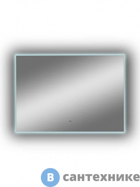 картинка Зеркало Континент Trezhe Led 1000х700 с бесконтактным сенсором, холодная подсветка (ЗЛП400)