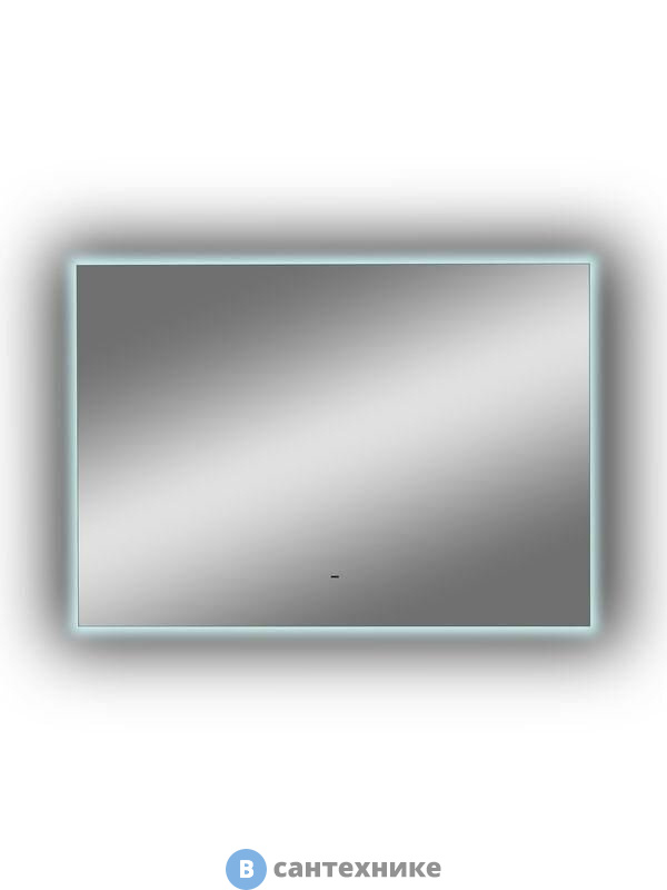 Зеркало Континент Trezhe Led 1000х700 с бесконтактным сенсором, холодная подсветка (ЗЛП400)