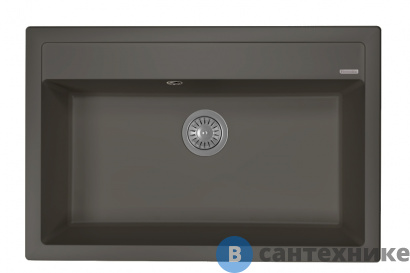 картинка Кухонная мойка FLORENTINA Липси 770, антрацит FSm (20.440.E0770.302)