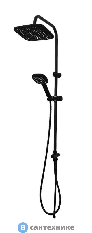 Душевая система Orange OW04b чёрный
