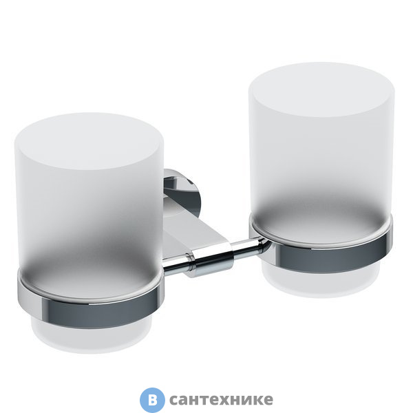 Держатель с двумя стаканами Ravak CR 220.00 (стекло) (X07P189)