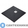 картинка Душевой поддон WasserKRAFT Dill 61T03 900*900*35, искусственный камень, чёрный матовый, без сифона