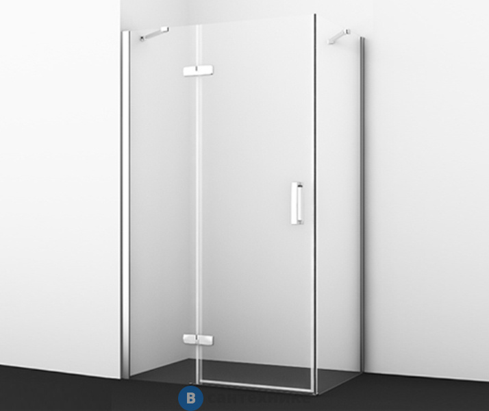 Душевой уголок WasserKRAFT Aller 10H06L, прямоугольник, с левой распашной дверью