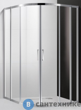 картинка Душевой уголок Cezares MOLVENO-R-22-80+30-C-Cr-IV без поддона