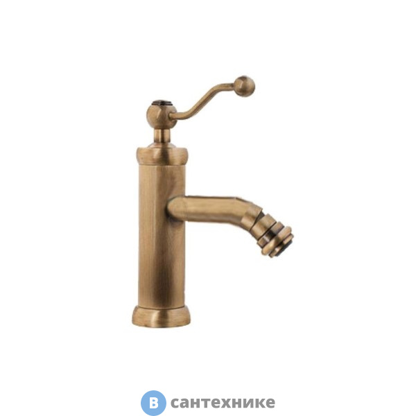 Смеситель Paini Duomo 88F3304 для биде, без донного клапана, старая бронза