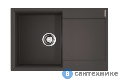 картинка Кухонная мойка OMOIKIRI Daisen-78-BL черный (4993327)