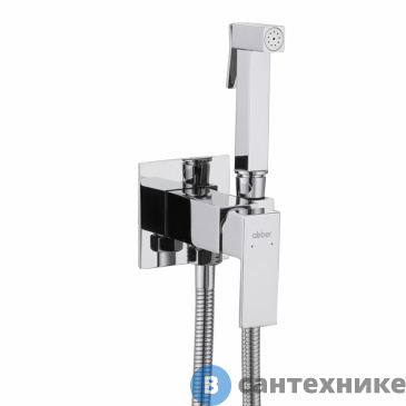 картинка Смеситель ABBER Daheim AF8226 с гигиеническим душем, хром