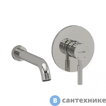 картинка Смеситель WasserKRAFT A41513 встраиваемый набор для раковины, хром