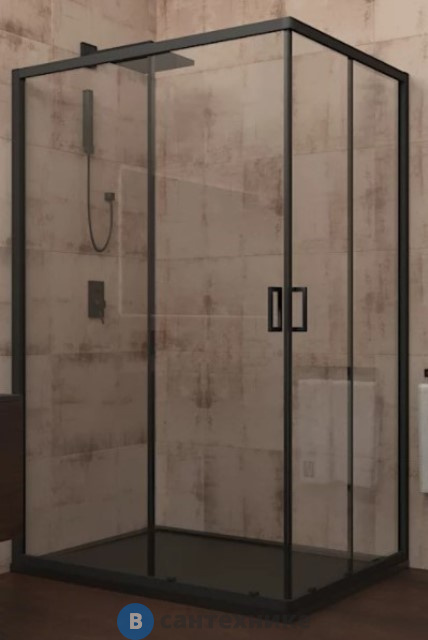 Душевой уголок Veconi RV-14 RV14-12090-01-C5 стекло прозрачное/6 мм/ без поддона